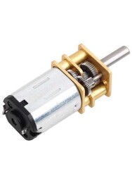 Jsumo HP 6V 300RPM 12mm Mikro Redüktörlü DC Motor - Mini Sumo Motoru - Thumbnail