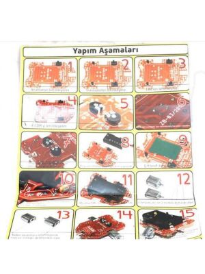 Jsumo Işık İzleyen Robibi Robot Kiti (Demonte) Jsumo Işık İzleyen Robibi Robot Kiti (Demonte)
