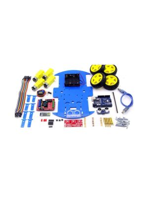 Jsumo Robomod 4WD Arduino Bluetooth Kontrollü Mavi (Demonte)
