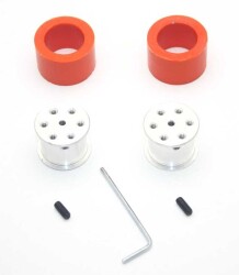 Jsumo SLT20P Ağır Silikon Tekerlek Çifti - 33x22mm, 52g - Thumbnail
