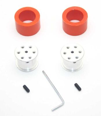 Jsumo SLT20P Ağır Silikon Tekerlek Çifti - 33x22mm, 52g