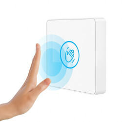 Çin - K83 Beyaz Wireless Otomatik Kapı Temassız El Sensörü