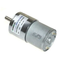 Keskinler - KGA37 12V 33Rpm 37mm Redüktörlü DC Motor
