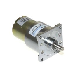 Keskinler - KGA42 12V 11Rpm 42mm Redüktörlü Kare Flanşlı Kısa 520 DC Motor