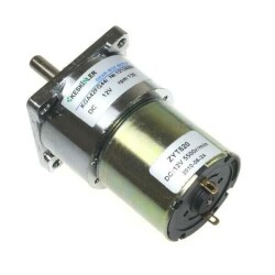 KGA42 12V 125Rpm 42mm Redüktörlü Kare Flanşlı Kısa 520 DC Motor - Thumbnail