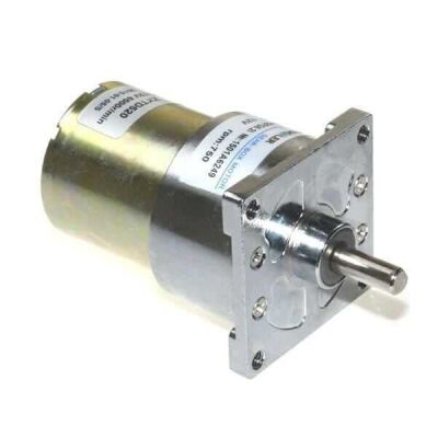 KGA42 12V 790Rpm 42mm Redüktörlü Kare Flanşlı Kısa 520 DC Motor