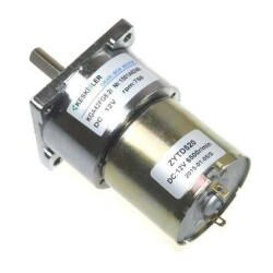 KGA42 12V 790Rpm 42mm Redüktörlü Kare Flanşlı Kısa 520 DC Motor - Thumbnail