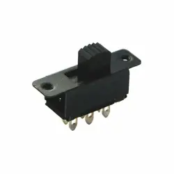 Çin - Kulaklı Sürgülü Slide Switch - 180 Derece, 6p, On-Off Çin - Kulaklı Sürgülü Slide Switch - 180 Derece, 6p, On-Off