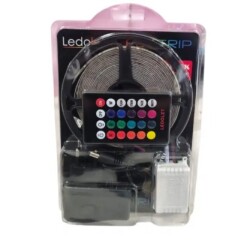  - LEDOLET Rgb Kumandalı Trafolu Şerit Led 5m