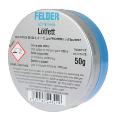 FELDER Lötfett Lehim Pastası - 50g