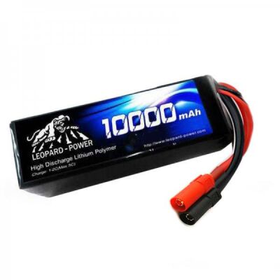 Leopard Power 14.8V 4S Lityum Polimer Lipo UAV & Multirotor Dron Bataryası - 10000mAh, 25C