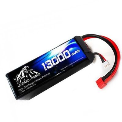 Leopard Power 7S 25.9V Lipo (Li-Po) Lityum Polimer Batarya - 13000mAh, 25C, XT 150 Plug