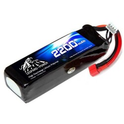 Leopard Power - Leopard Power 3S 11.1V Lipo (Li-Po) Lityum Polimer Batarya - 2200mAh, 25C, T Plug