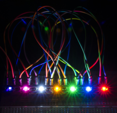 Lilypad Rainbow LED ( 6 Renkli )