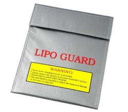 Çin - Lipo Pil Yanmaz Koruma ve Saklama Çantası - 10x20cm