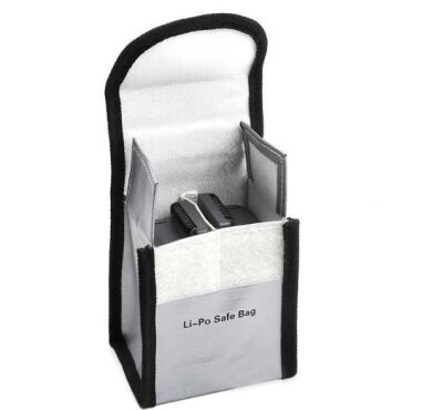 Lipo Pil Yanmaz Koruma ve Saklama Çantası - 10x8x12 cm