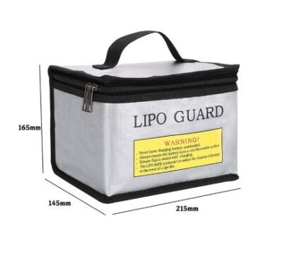 Lipo Pil Yanmaz Koruma ve Saklama Çantası - 21.5x14.5x16.5 cm