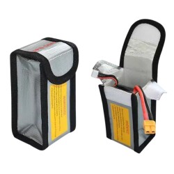 Lipo Pil Yanmaz Koruma ve Saklama Çantası - 6.4x5x12.5 cm - Thumbnail