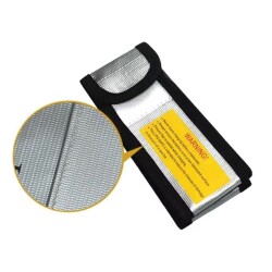 Çin - Lipo Pil Yanmaz Koruma ve Saklama Çantası - 6.4x5x12.5 cm