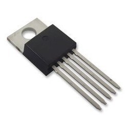 Texas Instruments - LM2576T-ADJ Adjustable Output Step-Down Voltage Regulator | TO-220-5, TI Texas Instruments - LM2576T-ADJ Adjustable Output Step-Down Voltage Regulator | TO-220-5, TI