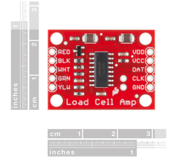 SparkFun HX711 Yük Hücresi (Loadcell) Sinyal Yükseltme Kartı - SEN-13879 - Thumbnail