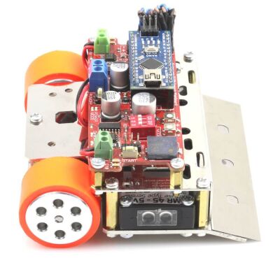M1 Arduino Mini Sumo Robot Kiti - MONTAJLI, Genesis Robot Kontrol Kartı Temelli