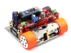 M1 Arduino Mini Sumo Robot Kiti - MONTAJLI, Genesis Robot Kontrol Kartı Temelli - Thumbnail