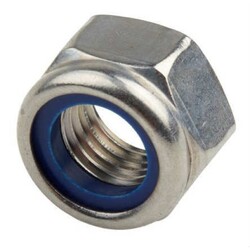  - M20 Fiberli Somun - DIN985 A2 304 Kalite, İnox Paslanmaz Çelik