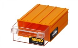 Mano K-20 Çekmeceli Kutu - Sarı, 100 x 140 x 52mm - 5 Adet - Thumbnail