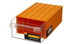 Mano - Mano K-55 Plastik Çekmeceli Kutu - Sarı, 212 x 302 x 126mm - 12 Adet (1 Koli)