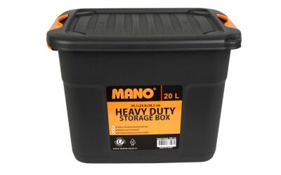 Mano NB-20 20L Çok Amaçlı Saklama Kutusu (Suya ve Dona Dayanıklı) - 10 adet (1 Koli)