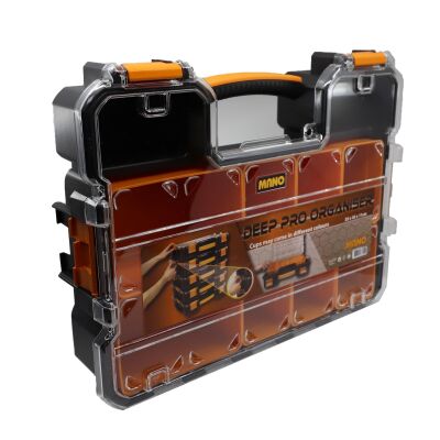 Mano PC-17 Deep PRO Sarı Kutulu Organizer - 35 x 43 x 11cm - 6 adet (1 Koli)