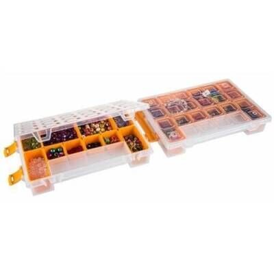 Mano T-ORG-11 Twin Organizer (Malzeme Kutusu) - Sarı, 12 Adet (1 Koli)