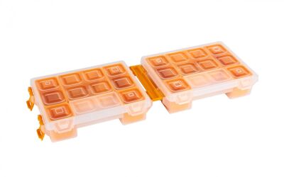 Mano T-ORG-7 Twin Organizer (Malzeme Kutusu) - Sarı, 24 Adet (1 Koli)