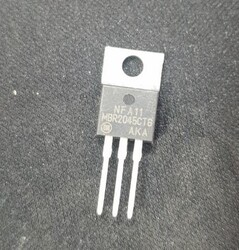MBR2045 Switch-mode Power Rectifier (Schottky Barrier Rectifier), 20A 45V