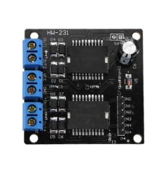 MC33886 Çift DC Motor Sürücü Kartı - 2x5A, 6.5V - 24V DC - Thumbnail