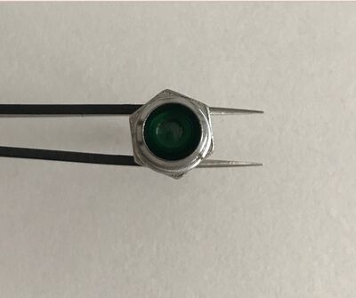 Metal Sinyal Lambası (Yeşil Renk İndikatör Lamba), 8mm, 220V