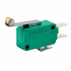 Çin - Micro Switch Uzun Makaralı Yeşil - 220V 16A