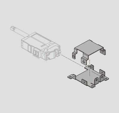 Mighty Zap IR-MB02 Metal Braket (30mm Strok Lineer Servo Aktüatör için)