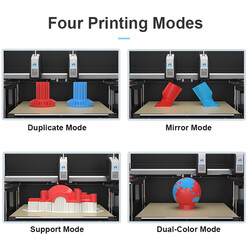 Mingda MD-400D Endüstriyel IDEX (Çift Extrüder) 3D Printer - Thumbnail