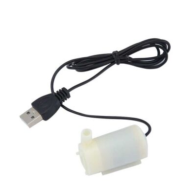 Mini Dalgıç Su Pompası 5V USB Beslemeli