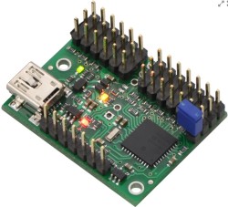 Pololu - Pololu Mini Maestro 12 Kanallı USB Servo Kontrol Kartı (Montajlı) PL-1352