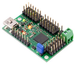 Pololu - Pololu Mini Maestro 18 Kanallı USB Servo Kontrol Kartı (Montajlı) PL-1354