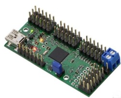 Pololu - Pololu Mini Maestro 24 Kanallı USB Servo Kontrol Kartı (Montajlı) PL-1356 Pololu - Pololu Mini Maestro 24 Kanallı USB Servo Kontrol Kartı (Montajlı) PL-1356