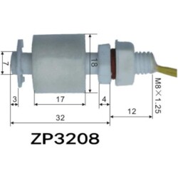 Mini Su Seviyesi Sensörü (45x18mm) - ZP3208 - Thumbnail