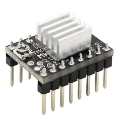 Çin - MKS TMC2100 Step Motor Sürücü Kartı ve Heatsink