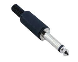 Mono Jack - 6.3mm Erkek