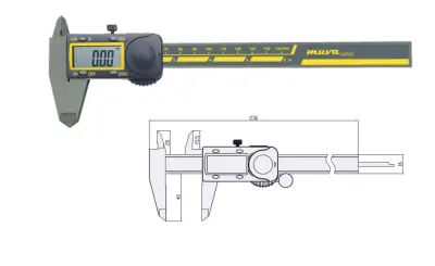 Muva 150mm Dijital Kumpas - IP54
