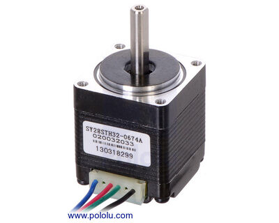 NEMA 11 Step Motor: Bipolar, 200 Adım/Dev, 28×32mm, 3.8V, 0.67A/Faz PL-1205