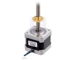 NEMA 17 Step Motor: Bipolar, 200 Adım/Devir 42×38mm, 2.8V, 18cm Mil PL-2689 - Thumbnail